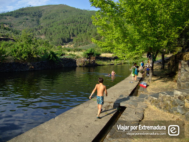 Extremadura con niños - Piscinas naturales